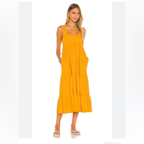 Free People Dresses & Skirts - Free People Reel Love Midi Dress in Orangeade XS